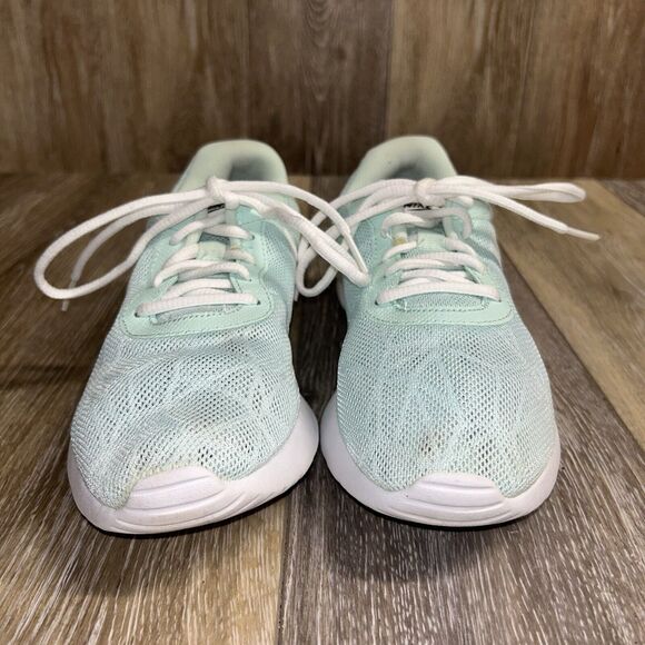 Nike Womens US Size 7.5 Tanjun SE 844908-304 Blue White Running Sneaker Shoes - Picture 3 of 11